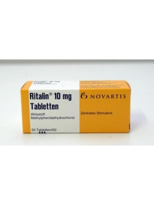 Ritalin 10mg. 30 tablets